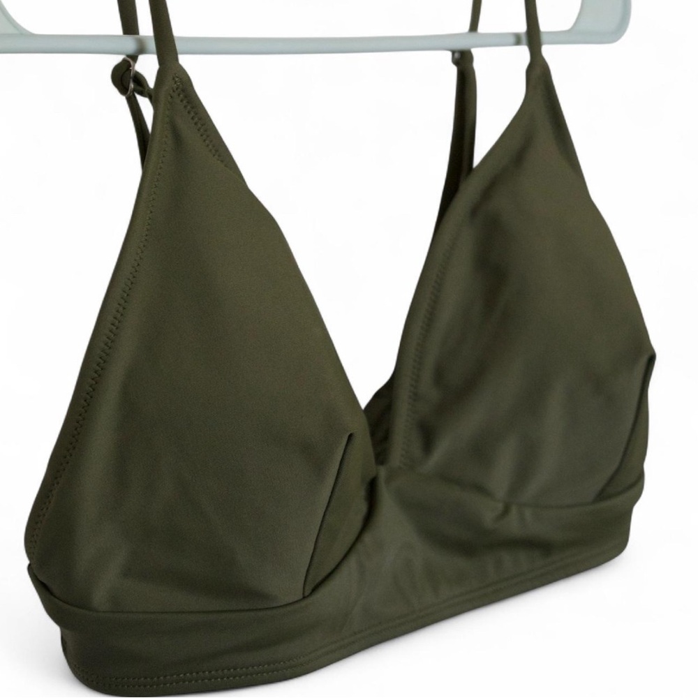 Olive Green Bikini Top